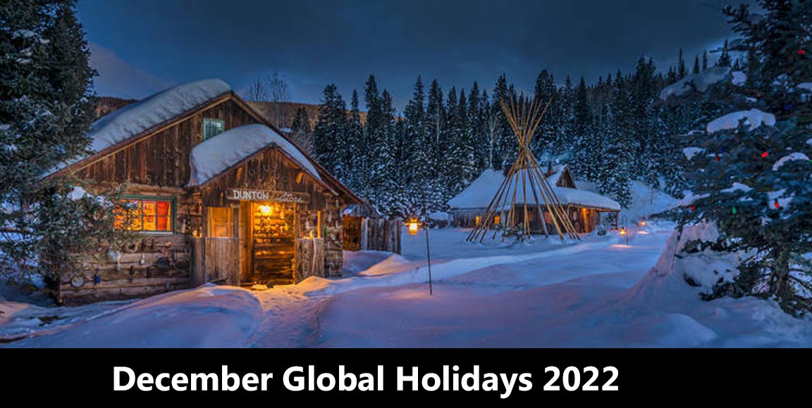 December Global Holidays 2022, Full List of Winter Holidays