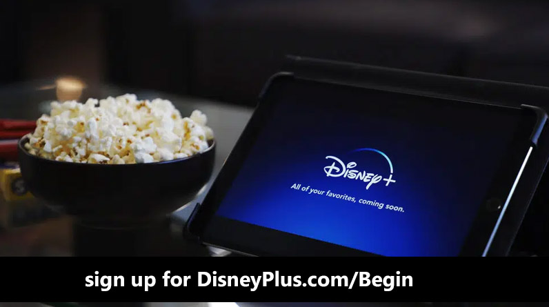 How can I sign up for DisneyPlus.com/Begin?
