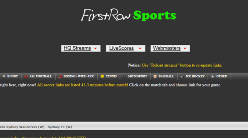 Top Sites Like FirstRowSports – Alternatives to FirstRowSports